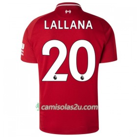 Camisolas de Futebol Liverpool Lallana 20 Equipamento Principal 2018/19 Manga Curta